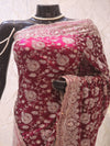 “The Mulberry Splash” Premium Designer Saree
