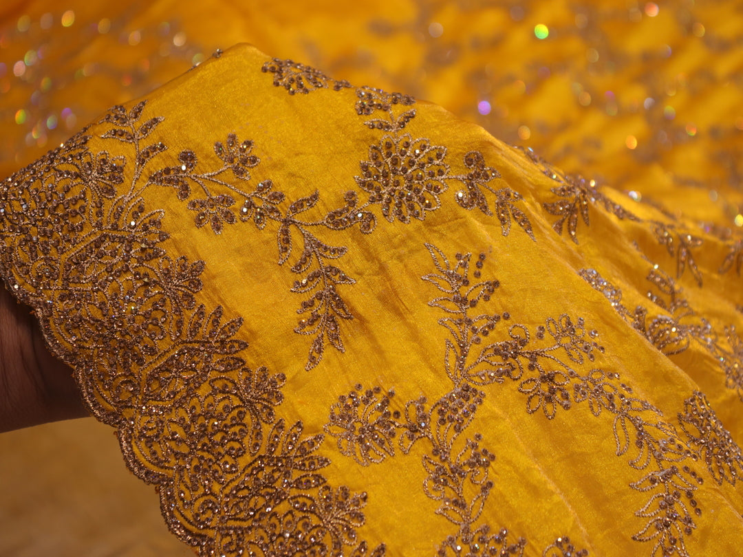 “The Sunflower Yellow "Premium Designer Saree