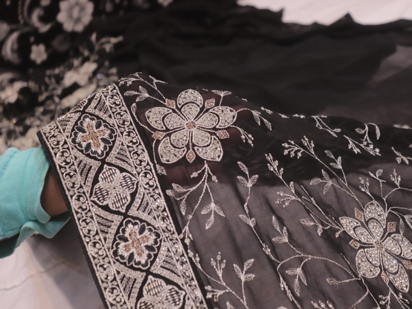 “The True Black” Premium Designer Saree