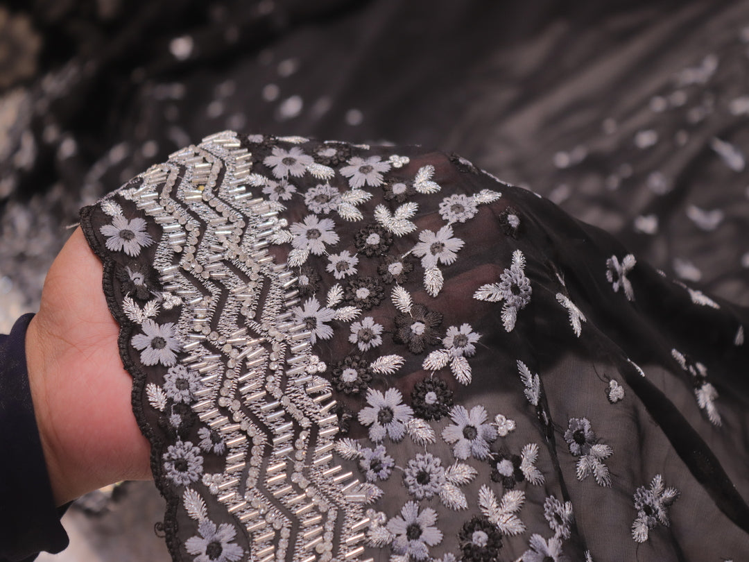 “The True Black” Premium Designer Saree