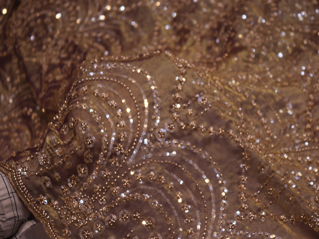 “The Metallic Gold” Premium Designer Saree
