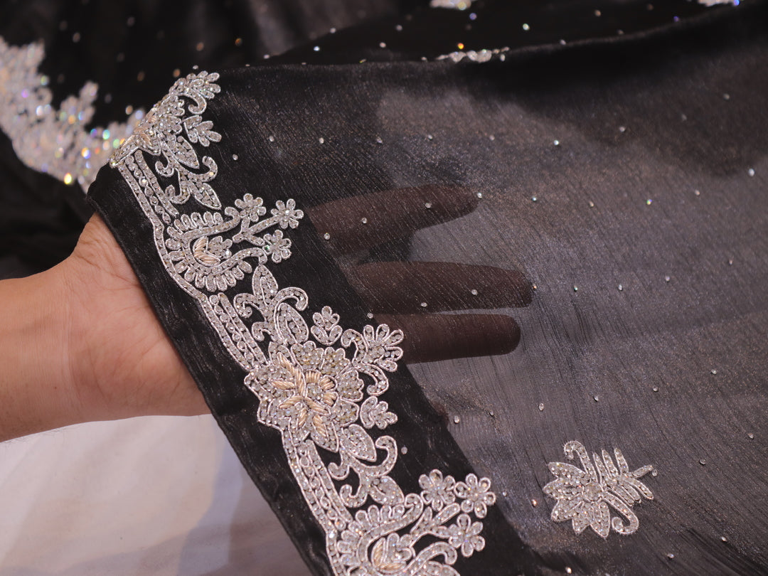 “The Black” Premium Handcrafted Designer Saree