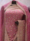 “The Valentine Pink” Premium Designer Saree with Veil