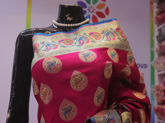 “The French Pink” Premium Banarasi Saree