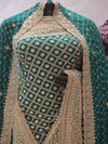 "The Persian Green" Premium Designer Saree with Veil Vol 2