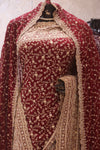 “The Garnet” Premium Designer Saree with Veil