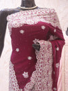 “The Wine Splash” Premium Designer Saree