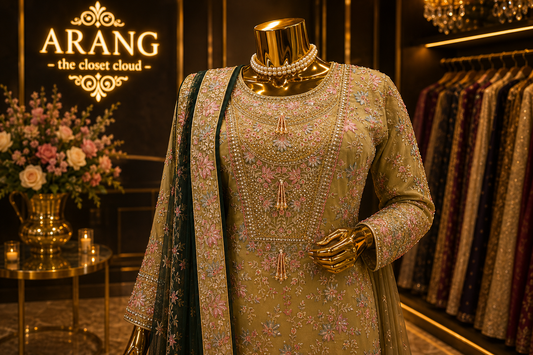 The Luxury Premium Designer Pakistani Shirt Style Ready to Wear Dress