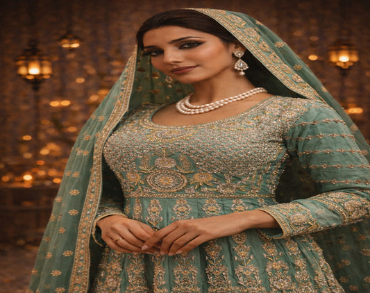 The Premium Designer Frock Style Ready to Wear Dress