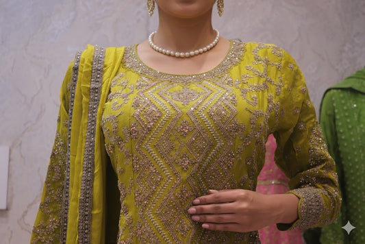 The Premium Designer Pakistani Shirt Style Ready to Wear Dress