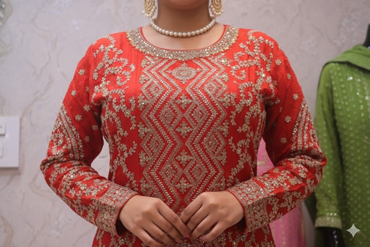 The Premium Designer Pakistani Shirt Style Ready to Wear Dress
