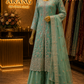 The Designer Double Shade Front Open Style Ready to Wear Dress