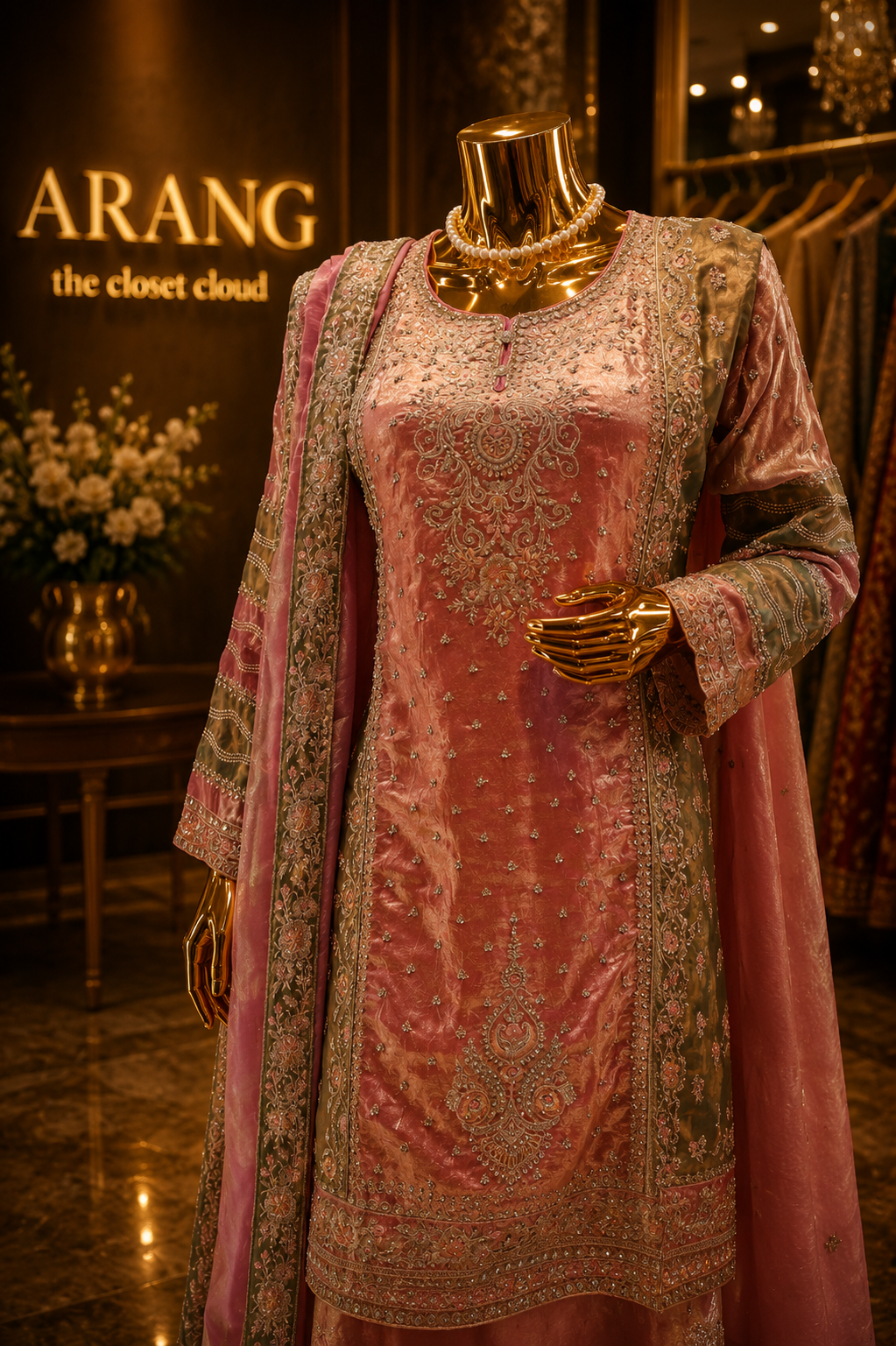 The Elegant Designer Luxury Style Ready to Wear Dress
