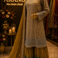 The Designer Luxury Double Shade Frock Style Ready to Wear Dress