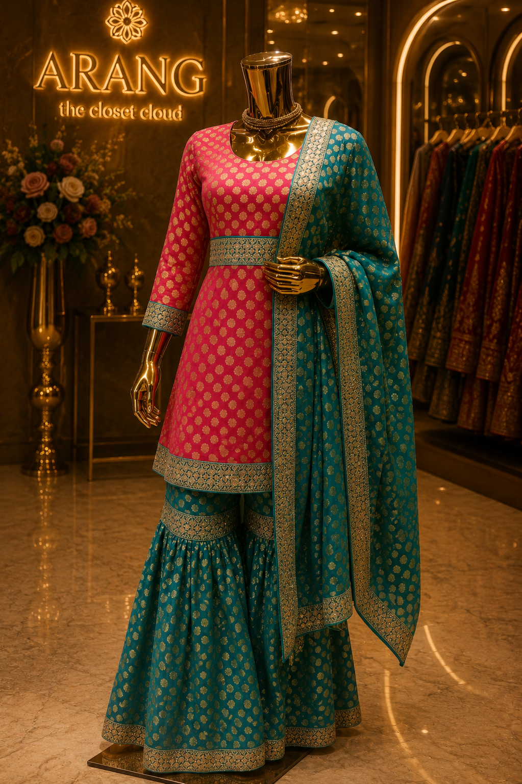 The Designer Luxury Frock Style Ready to Wear Dress