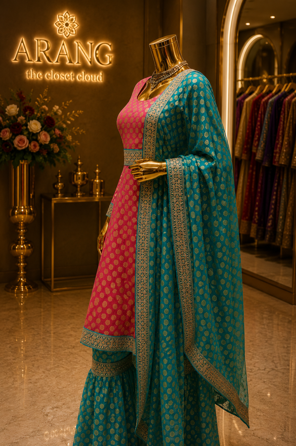 The Designer Luxury Frock Style Ready to Wear Dress