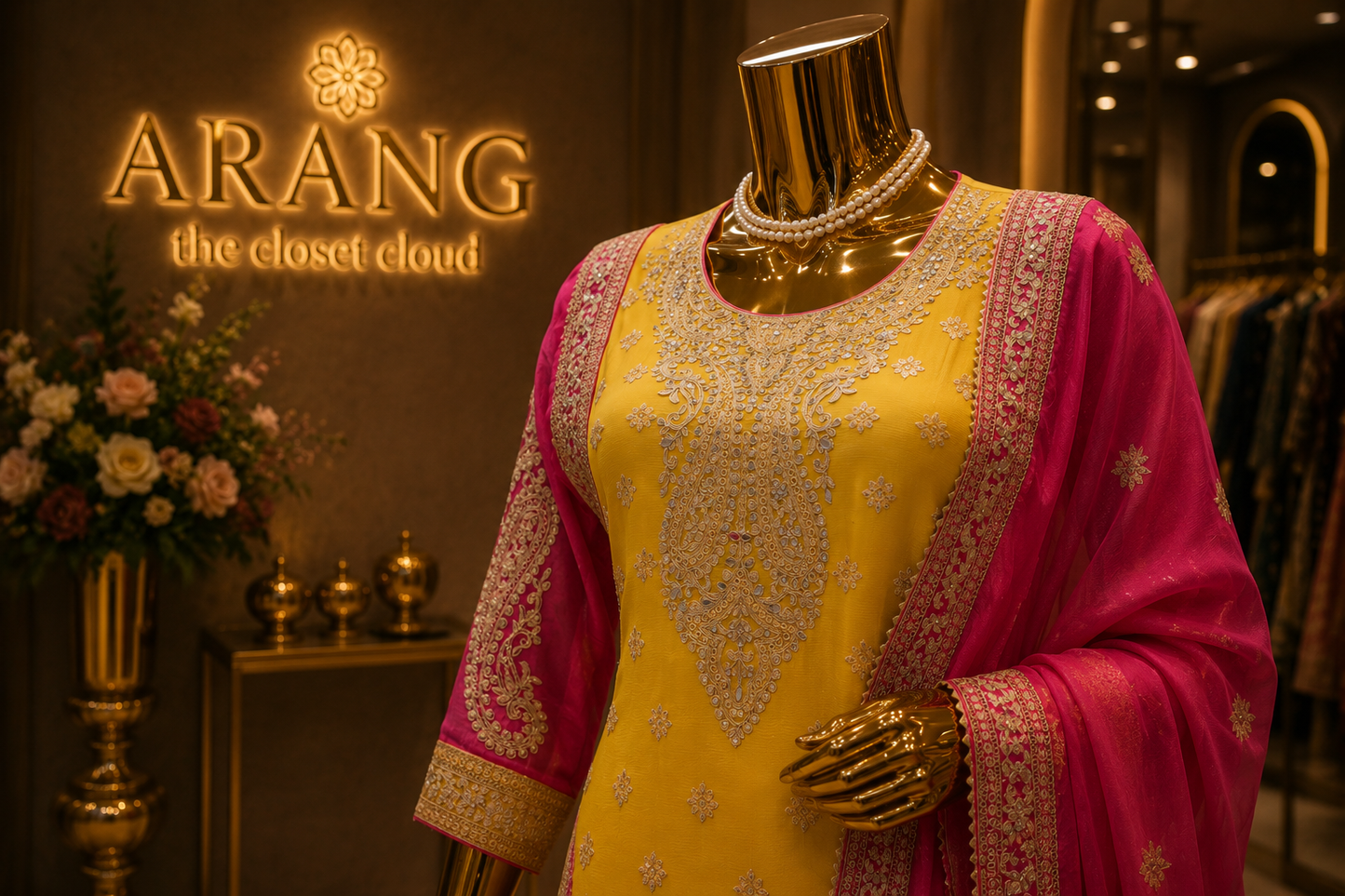 The Designer Pakistani Style Ready to Wear Dress