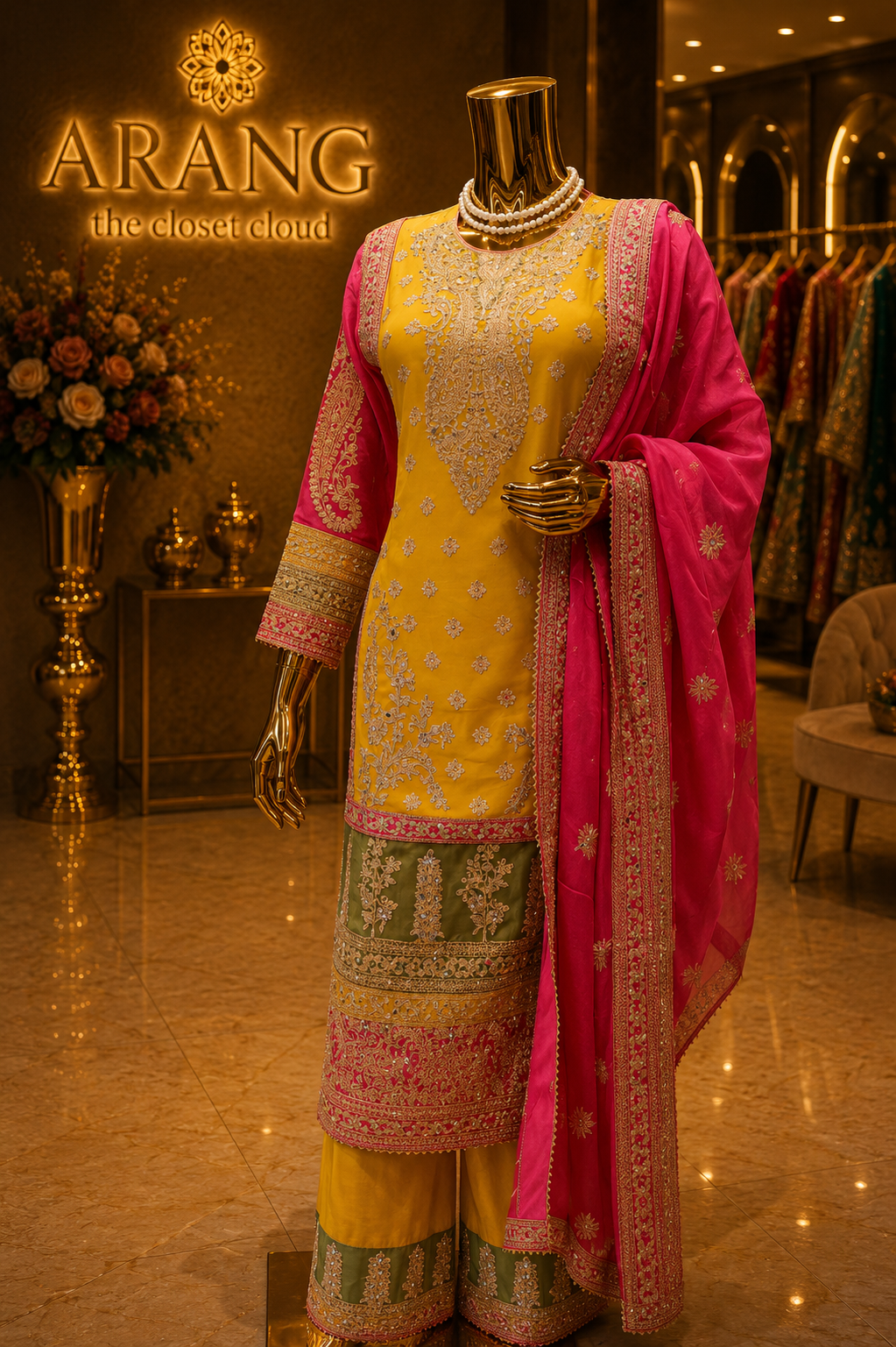 The Designer Pakistani Style Ready to Wear Dress