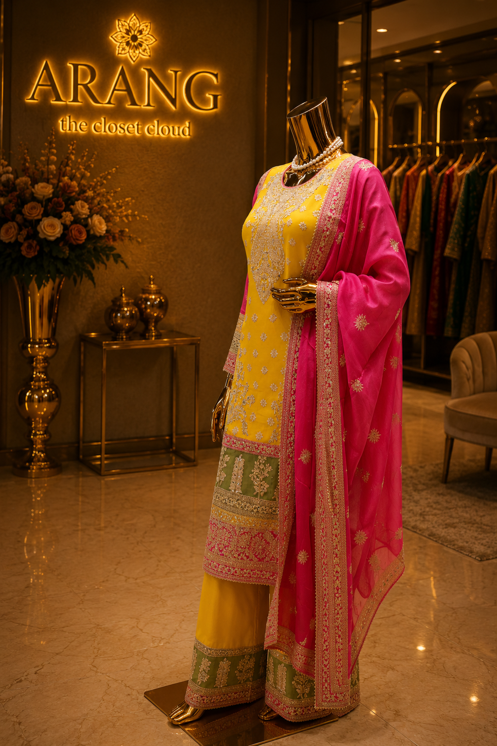 The Designer Pakistani Style Ready to Wear Dress