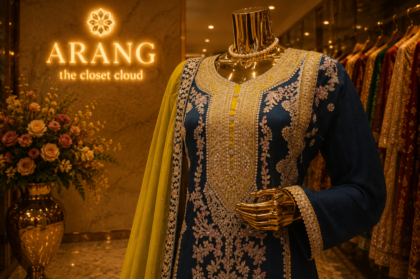 The Designer Pakistani Style Ready to Wear Dress