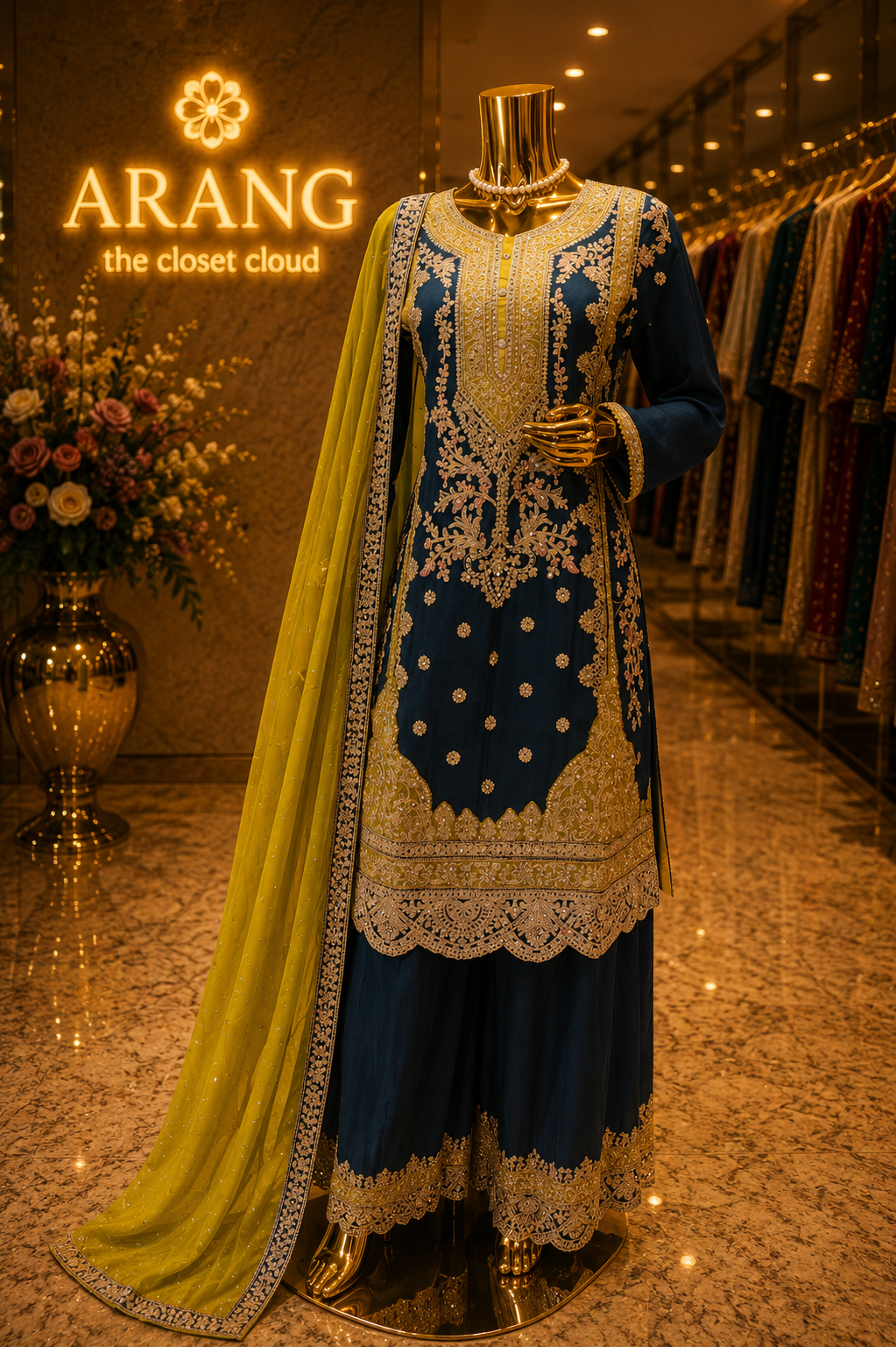 The Designer Pakistani Style Ready to Wear Dress