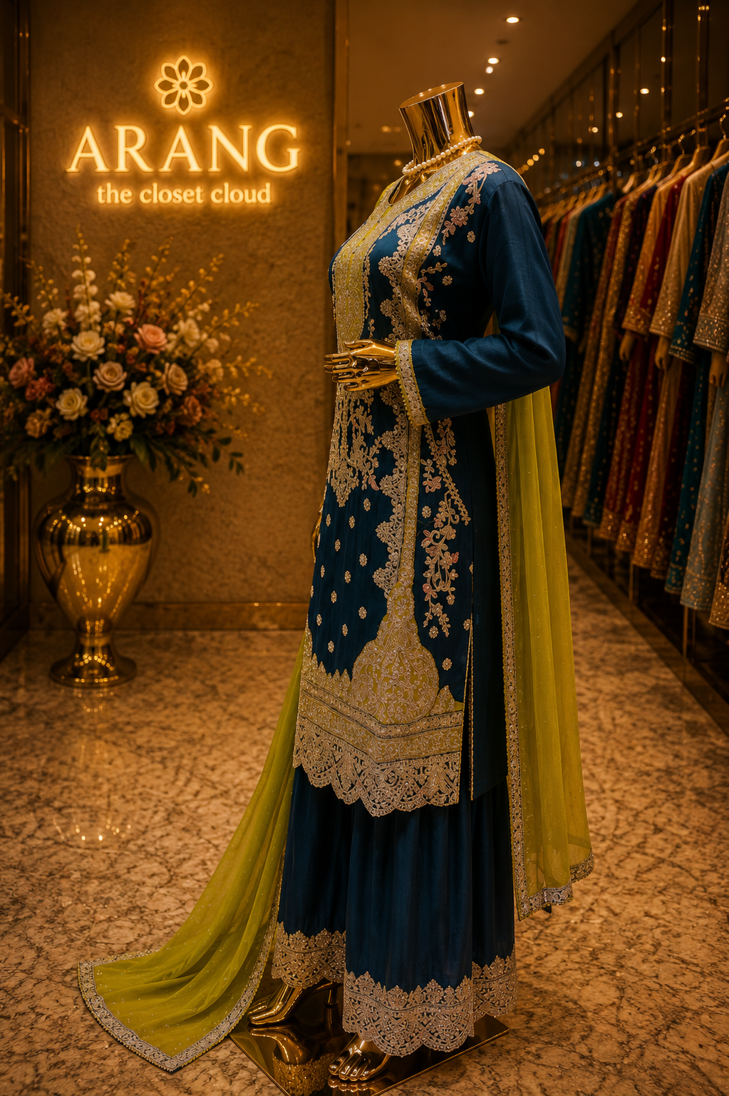 The Designer Pakistani Style Ready to Wear Dress