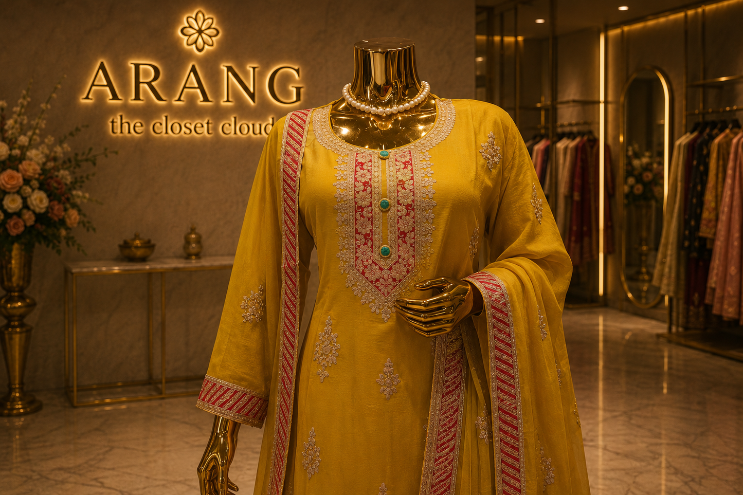 The Designer Pakistani Style Ready to Wear Dress