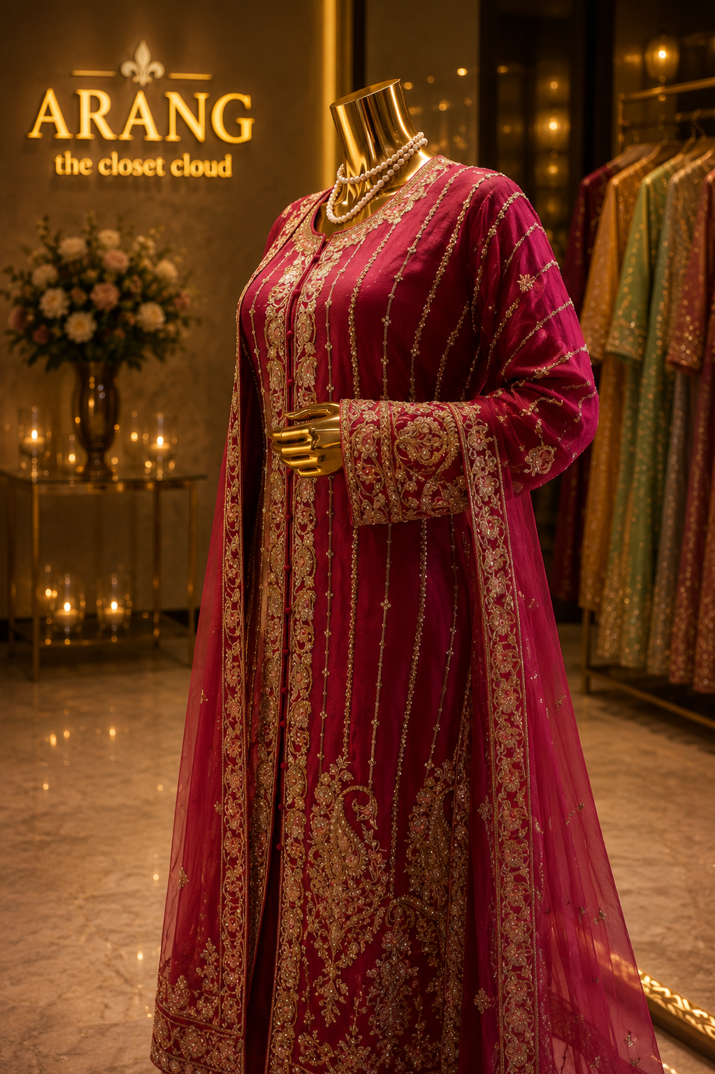 The Designer Pakistani Semi-stitched Style Dress