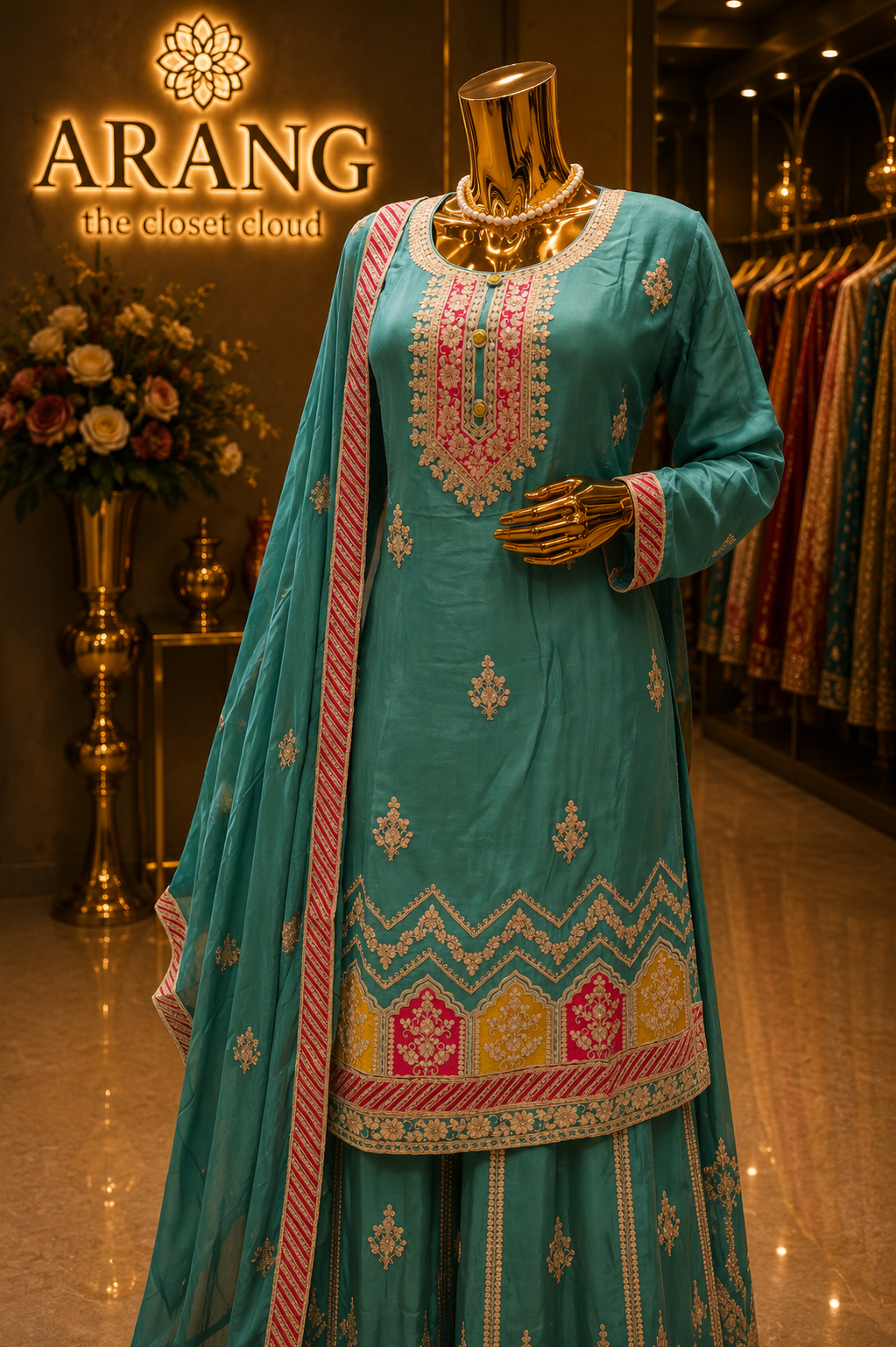 The Designer Pakistani Style Ready to Wear Dress