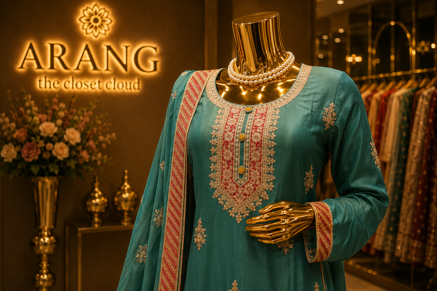 The Designer Pakistani Style Ready to Wear Dress