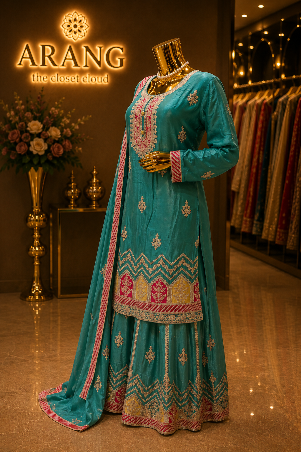 The Designer Pakistani Style Ready to Wear Dress