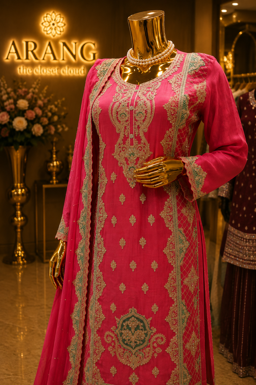 The Designer Pakistani Shirt Style Ready to Wear Dress