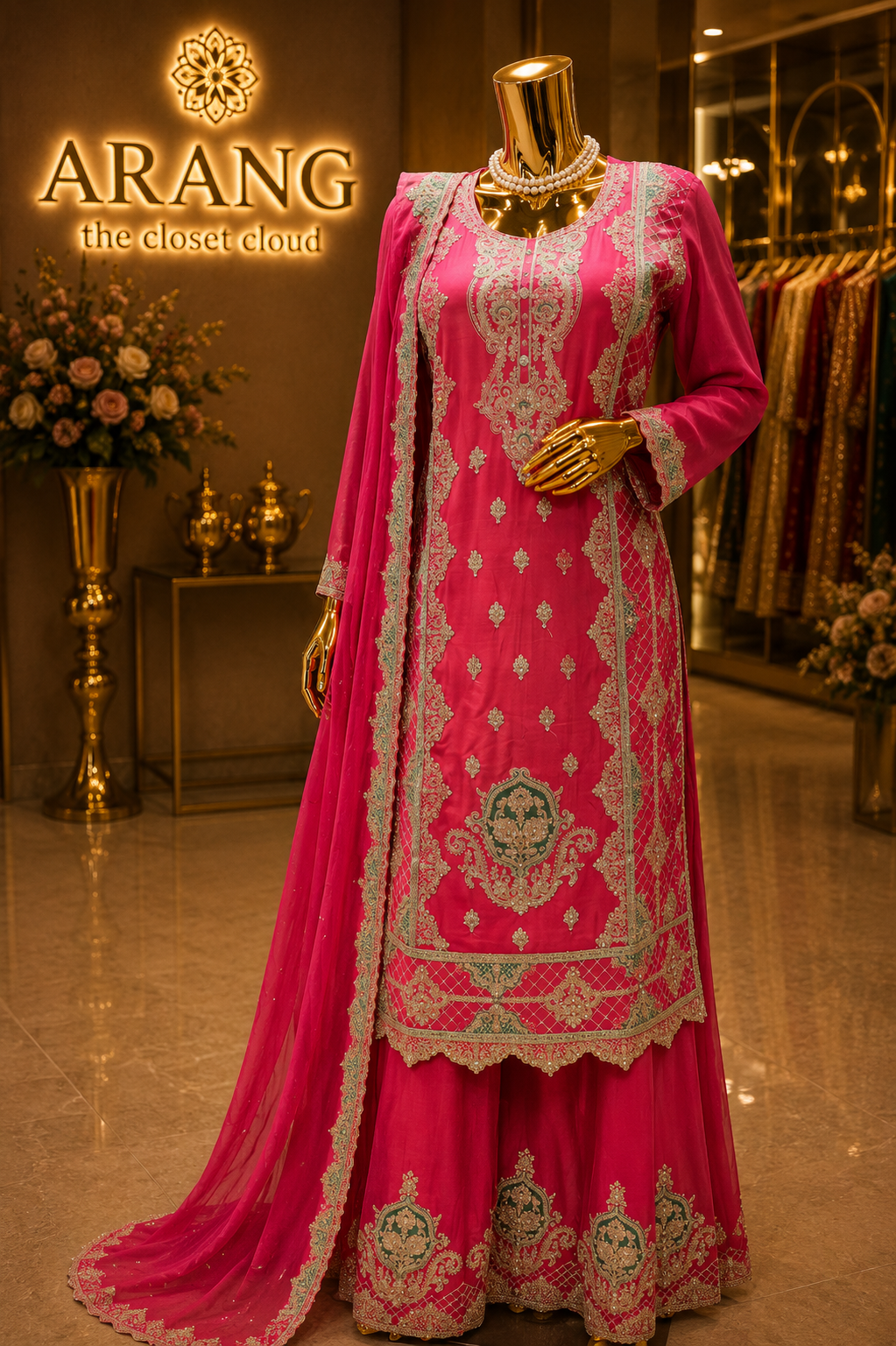 The Designer Pakistani Shirt Style Ready to Wear Dress