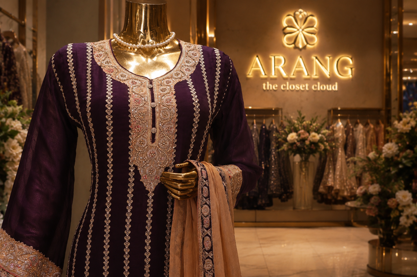 The Premium Designer Frock Style Ready to Wear Dress