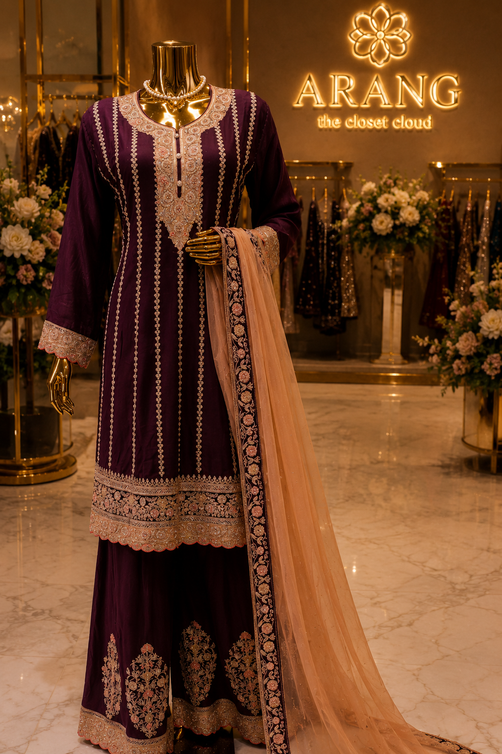 The Premium Designer Frock Style Ready to Wear Dress