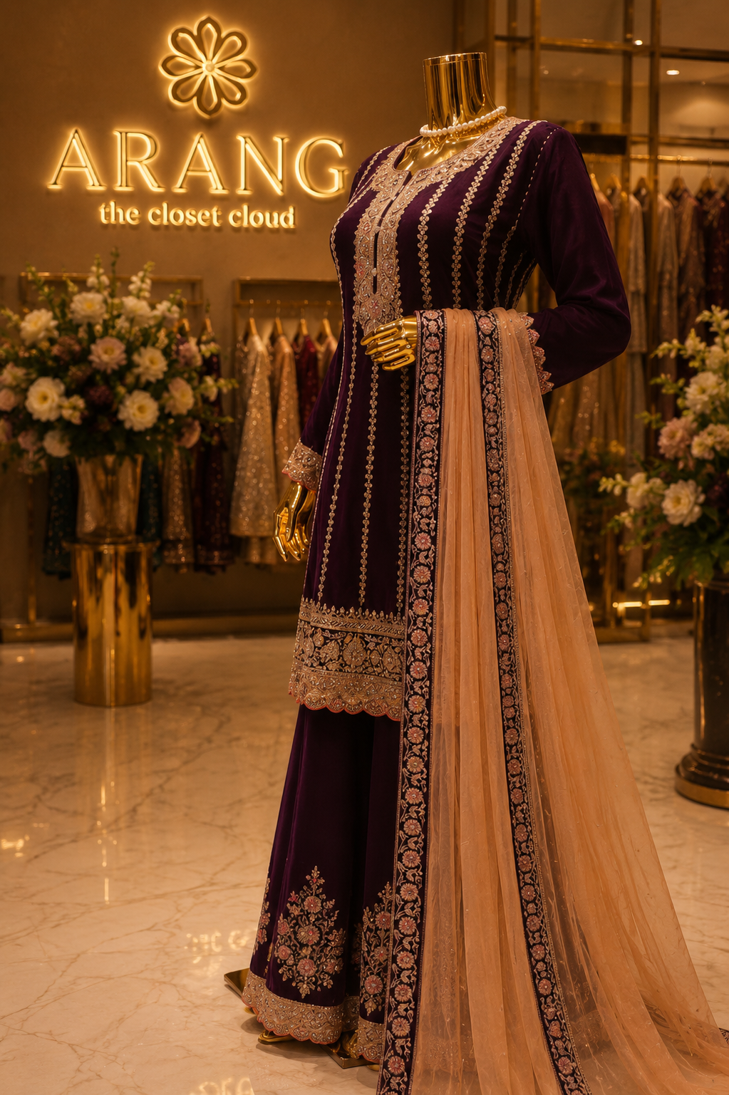 The Premium Designer Frock Style Ready to Wear Dress
