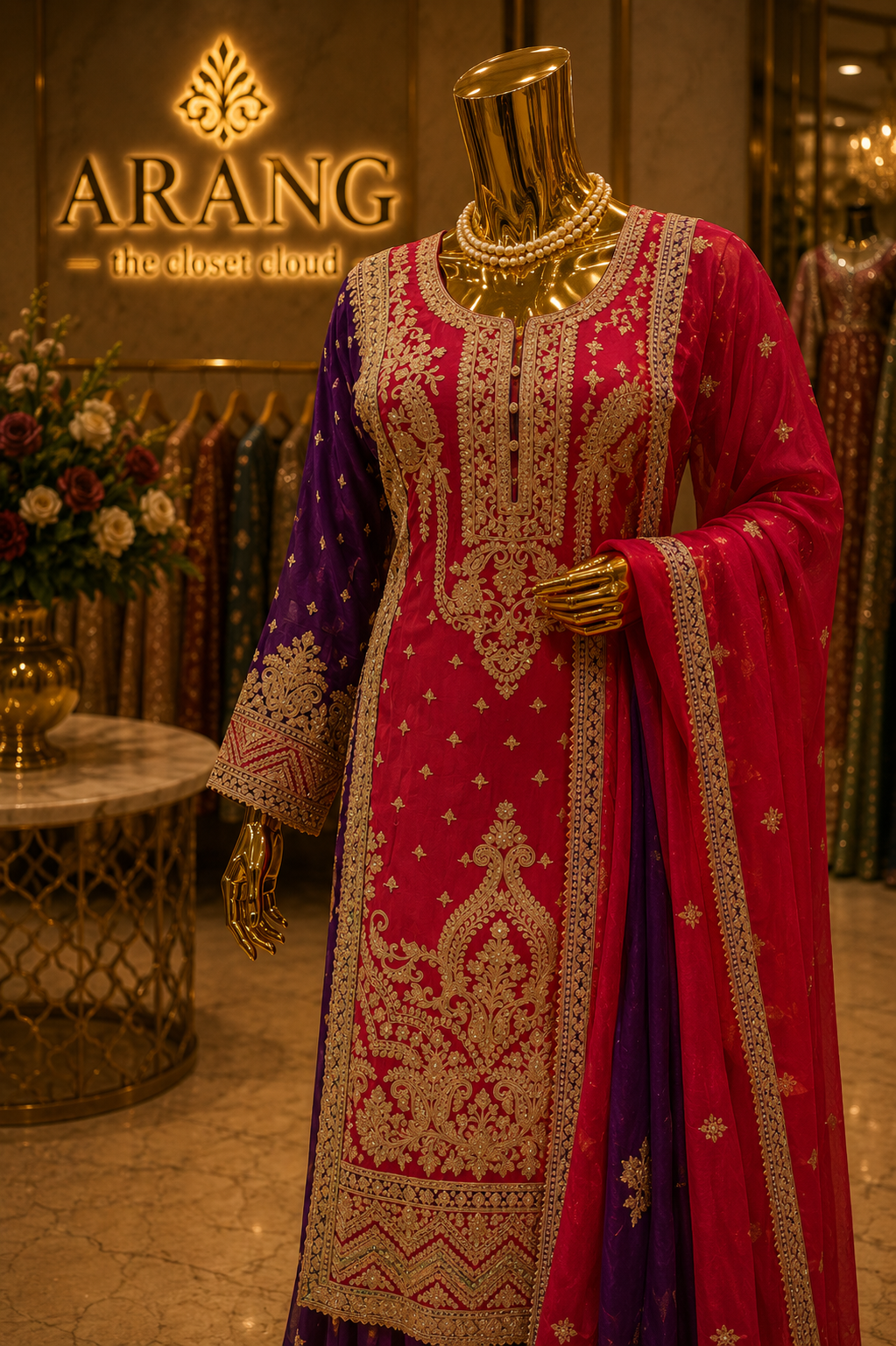 The Designer Pakistani Shirt Style Ready to Wear Dress