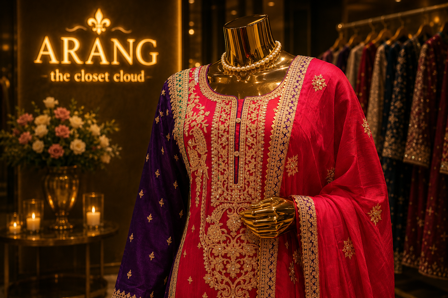 The Designer Pakistani Shirt Style Ready to Wear Dress