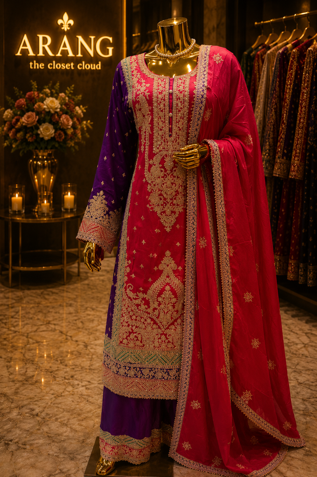The Designer Pakistani Shirt Style Ready to Wear Dress
