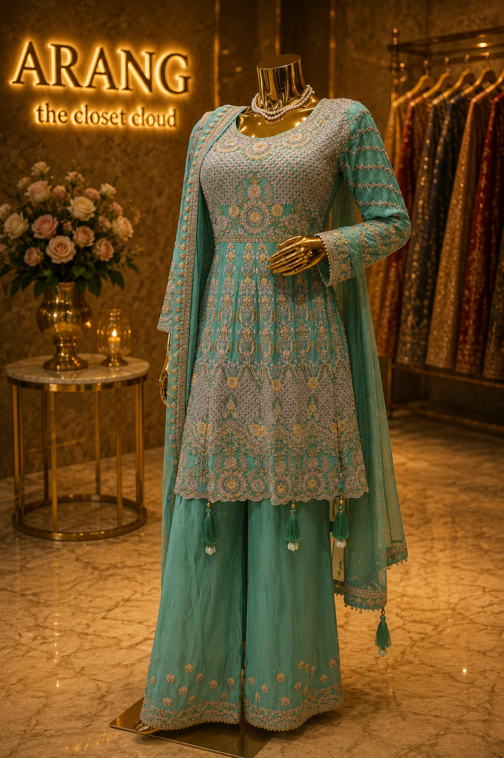 The Premium Designer Frock Style Ready to Wear Dress