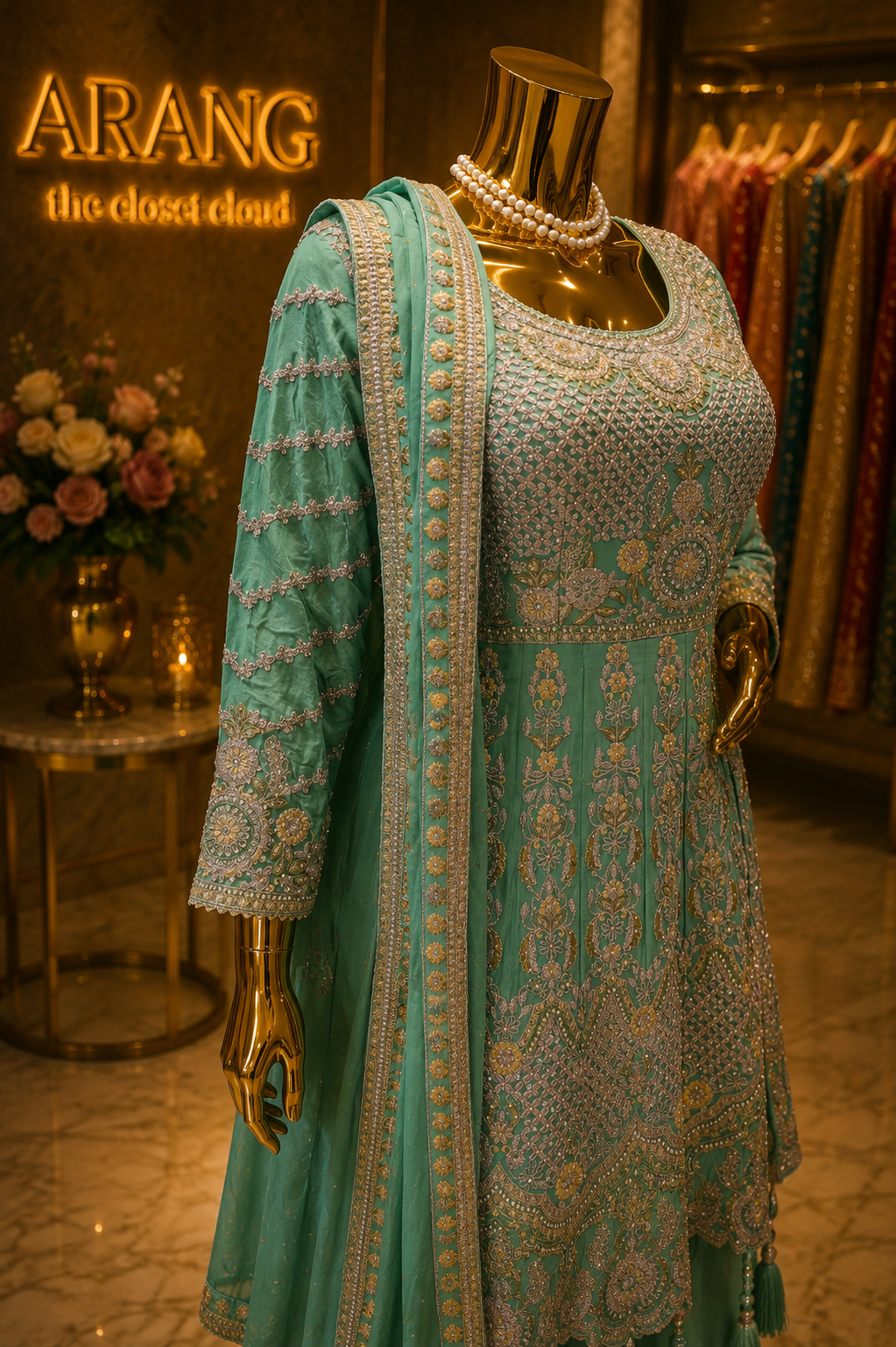 The Premium Designer Frock Style Ready to Wear Dress