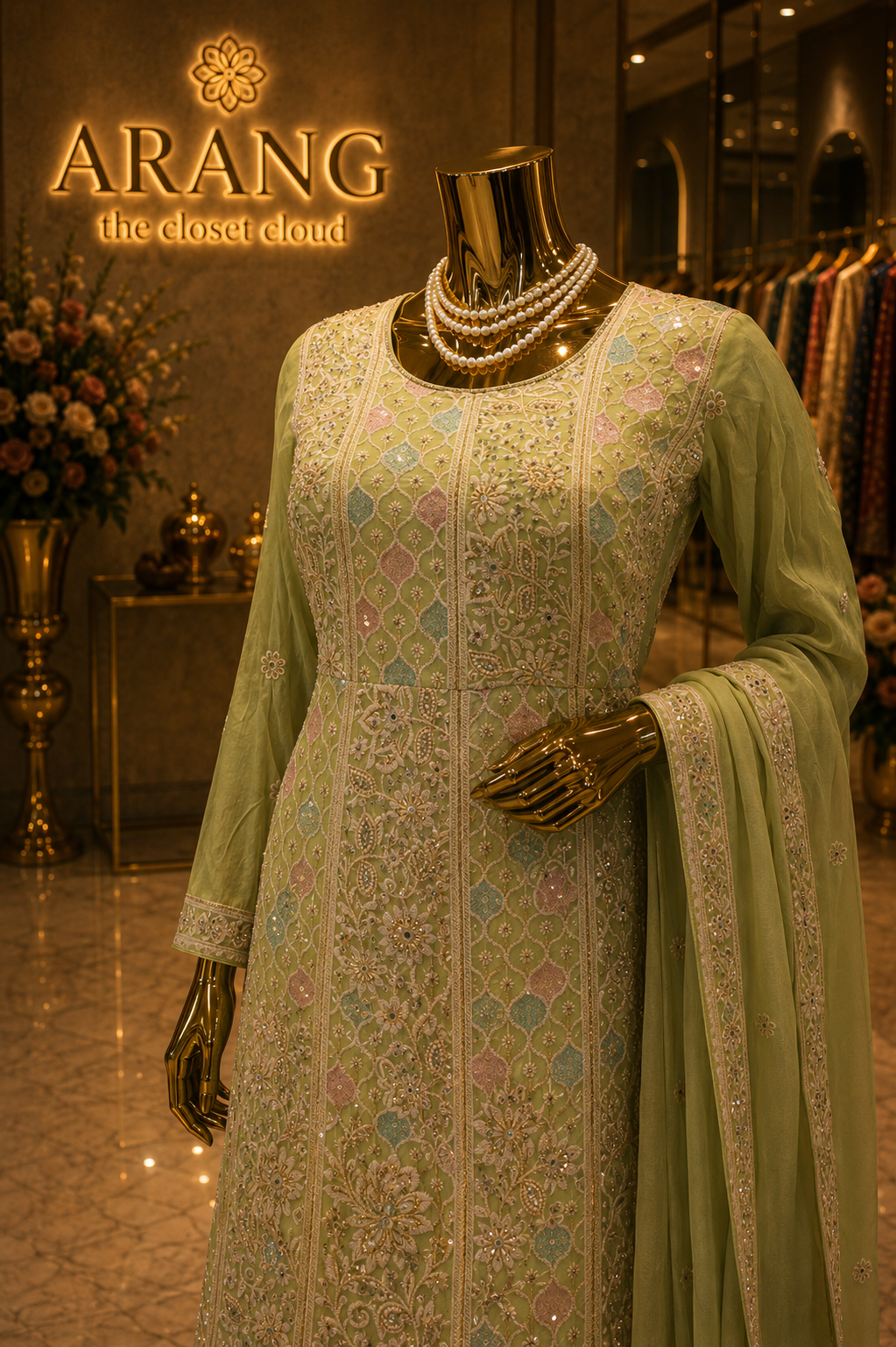 The Premium Luxury Frock Ready to Wear Dress