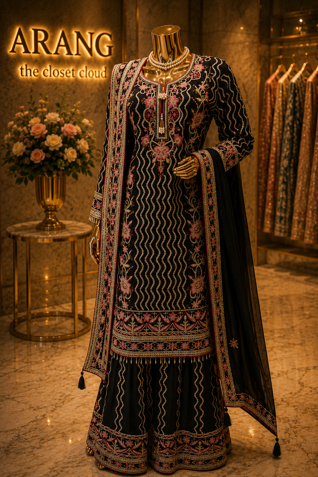 The Designer Pakistani Style Ready to Wear Dress