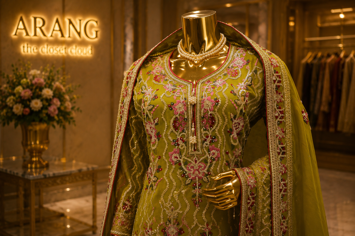 The Designer Pakistani Style Ready to Wear Dress