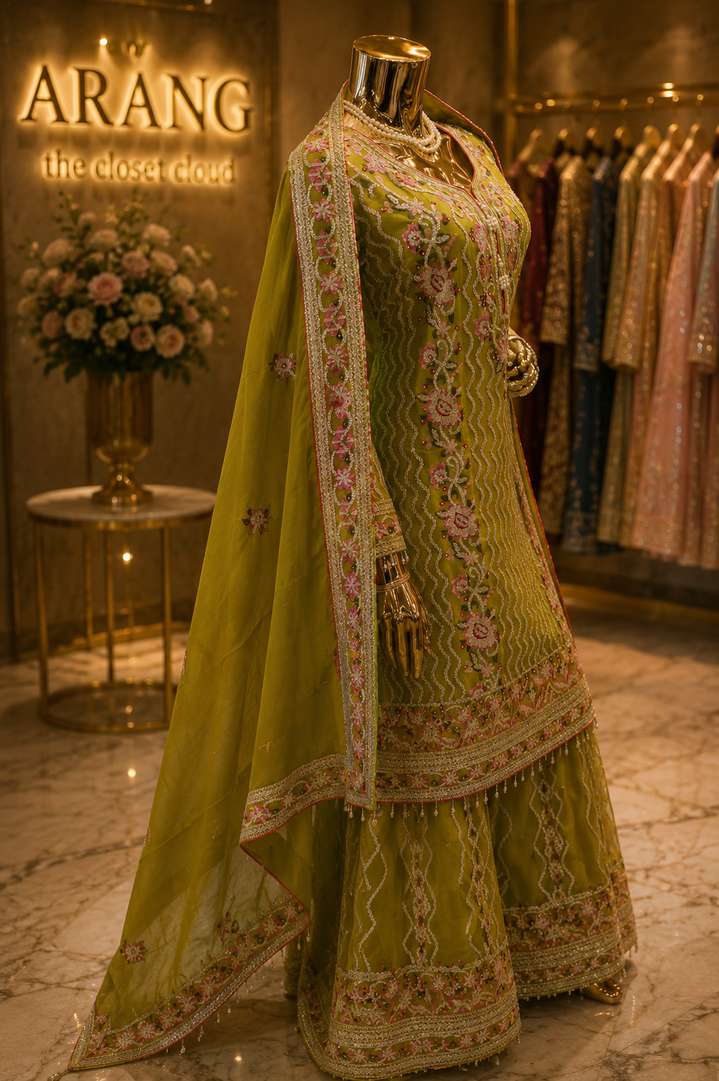 The Designer Pakistani Style Ready to Wear Dress