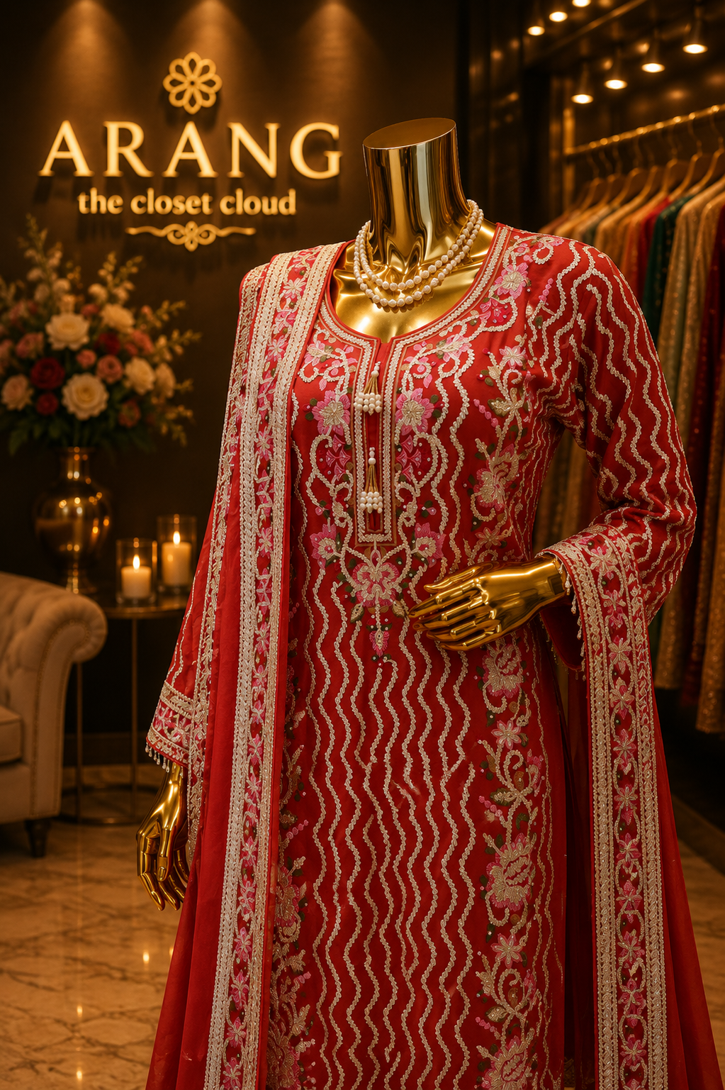 The Designer Pakistani Style Ready to Wear Dress