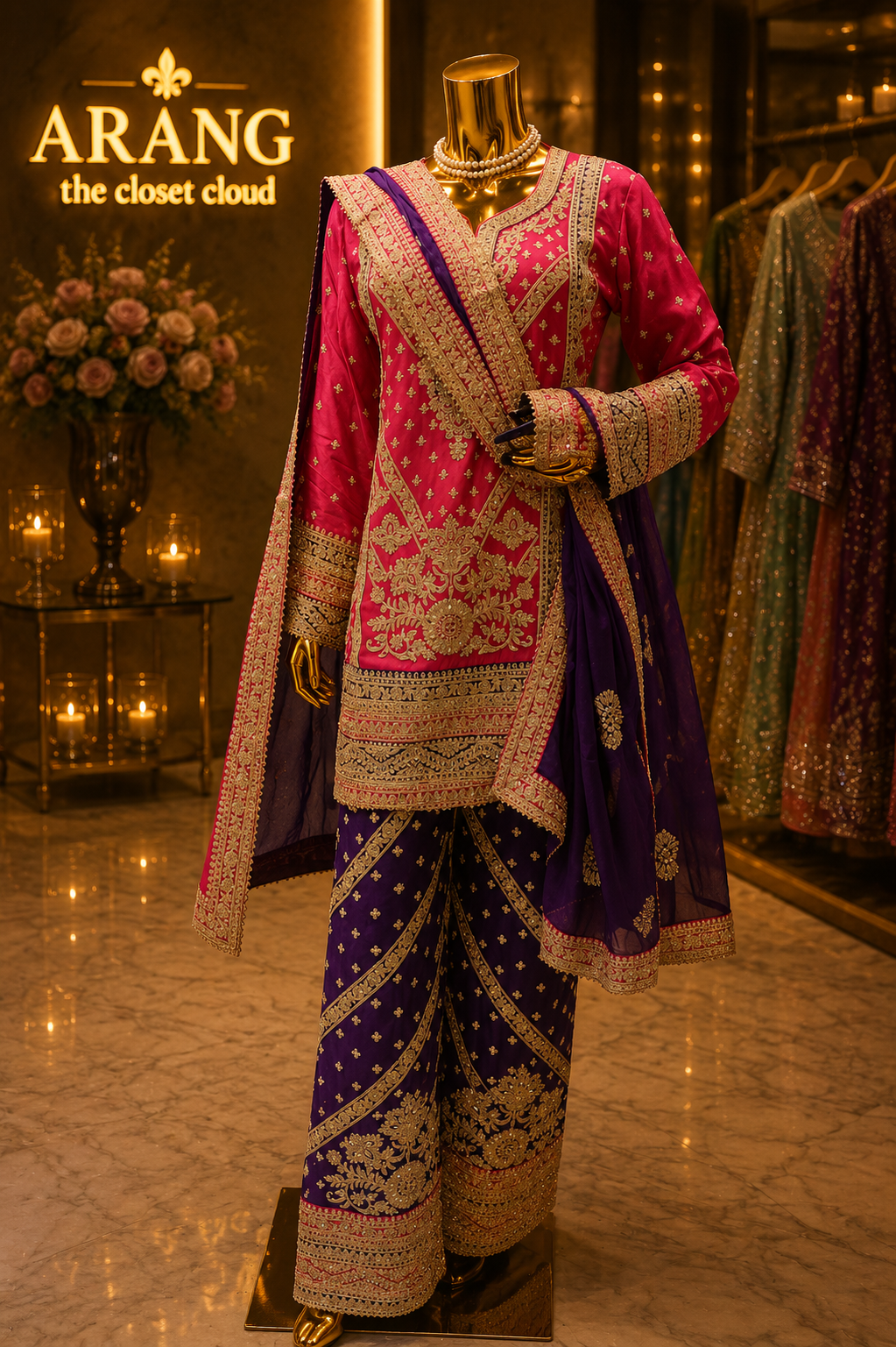 The Designer Pakistani Short Shirt Style Ready to Wear Dress