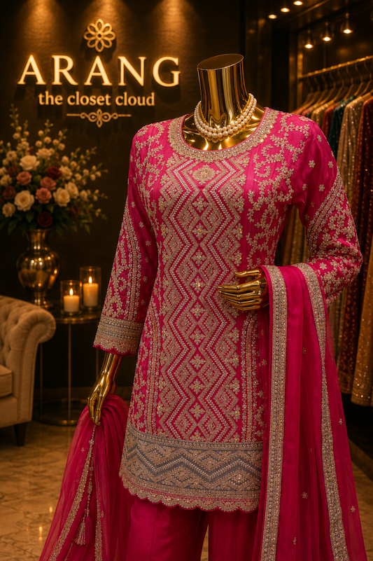 The Premium Designer Pakistani Shirt Style Ready to Wear Dress