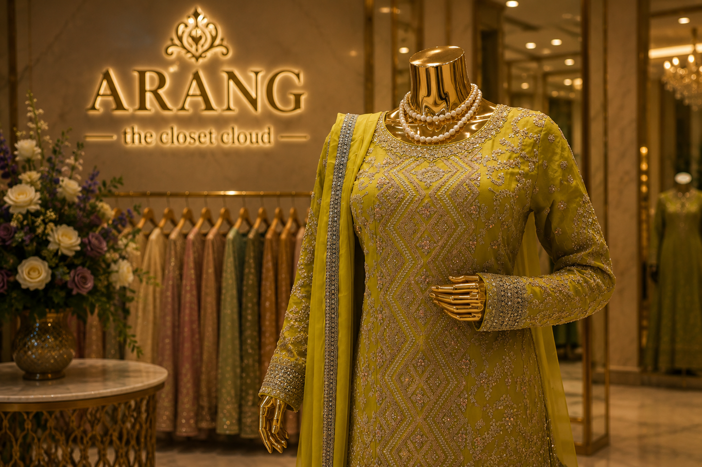 The Premium Designer Pakistani Shirt Style Ready to Wear Dress