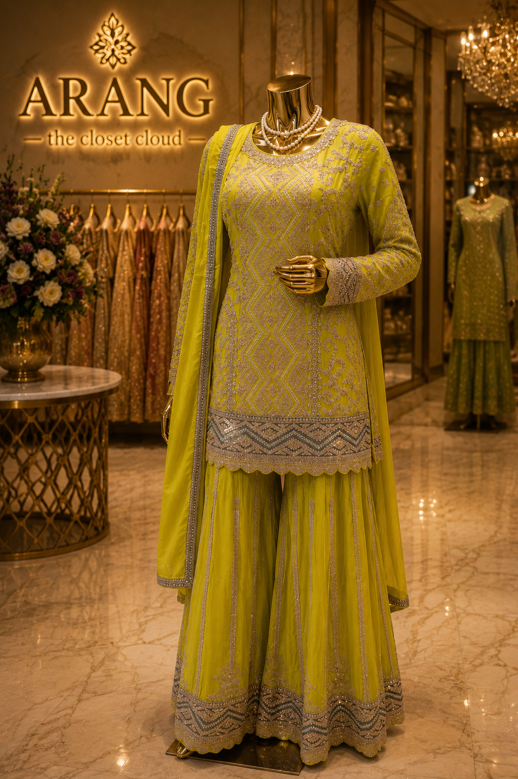 The Premium Designer Pakistani Shirt Style Ready to Wear Dress